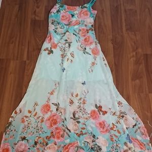Floral long dress